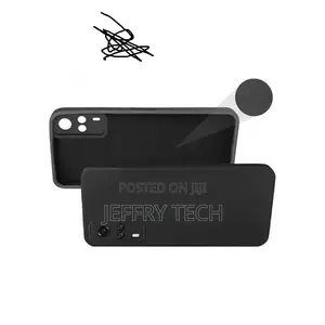 Vivo Y53s Silicone Back Case/ Black