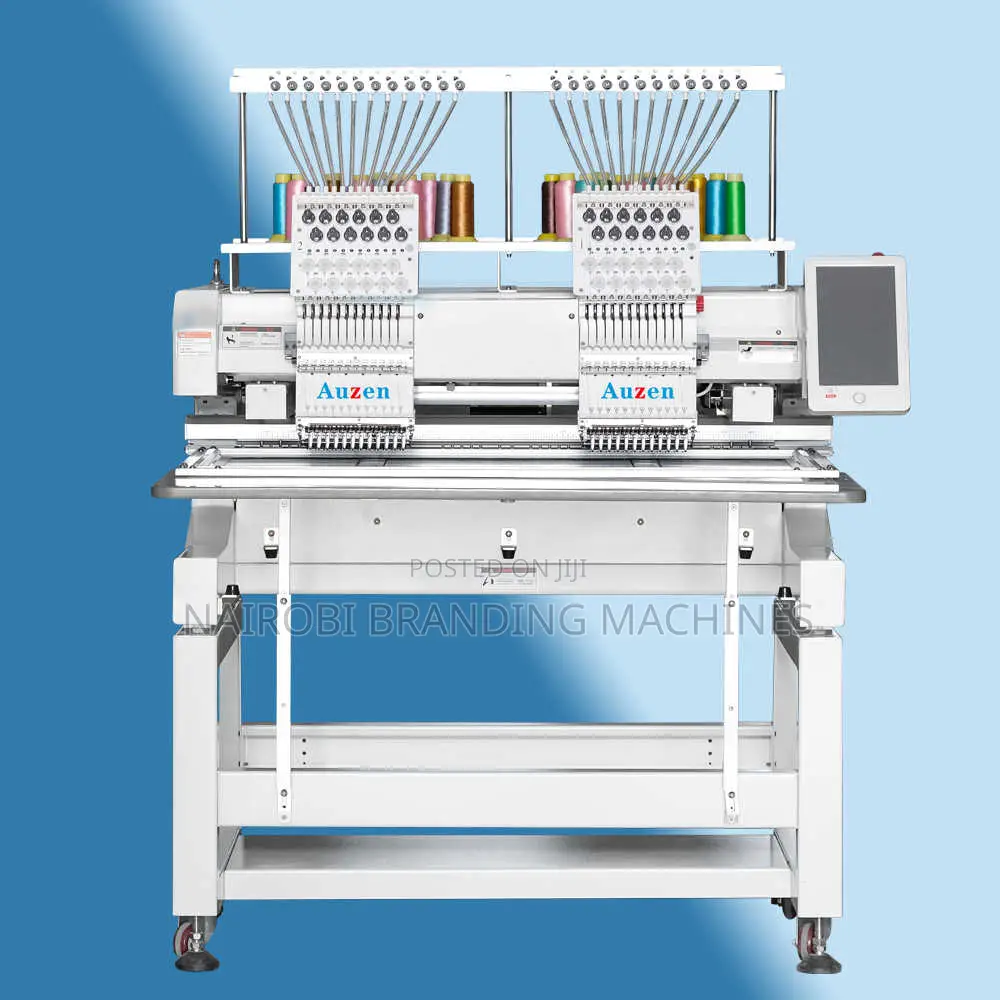 2 Head 9 Needles Embroidery Machine - Computerized