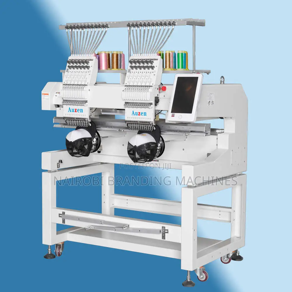 2 Head 9 Needles Embroidery Machine - Computerized