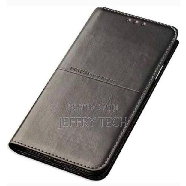 Leather Flip Case for Samsung Galaxy S21 Ultra 5g, - Black