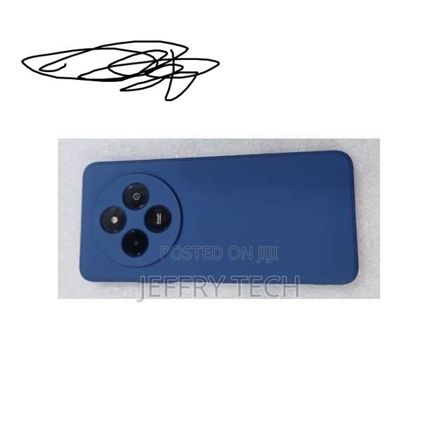 Redmi 14c Back Case Pouch Silicone - Blue - thumbnail 3