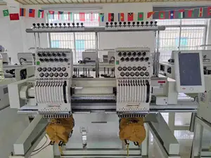 2 Head 9 Needles Embroidery Machine - Automatic Computerized