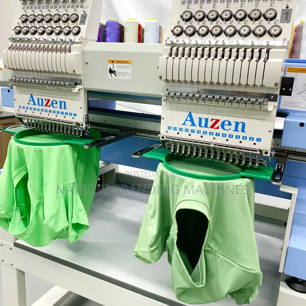 2 Head 9 Needles Embroidery Machine - Automatic Computerized