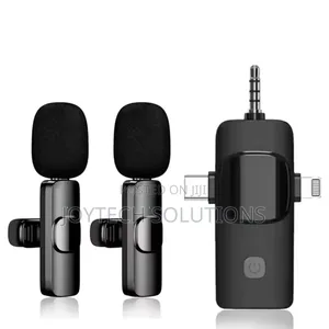  3 in 1 Wireless Lavalier Microphone Mobile Phone for Camera