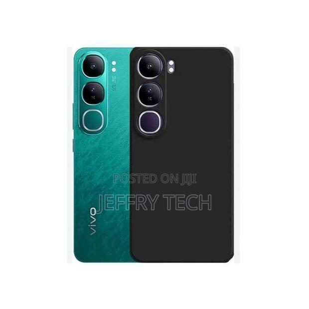Silicon Back Case for Vivo V40 Lite 5g - Black - main view