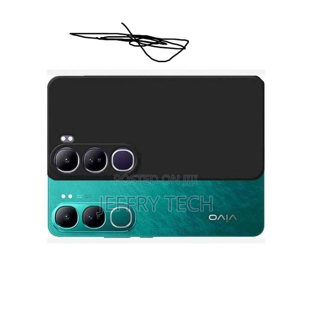 Silicon Back Case for Vivo V40 Lite 5g - Black - thumbnail 3