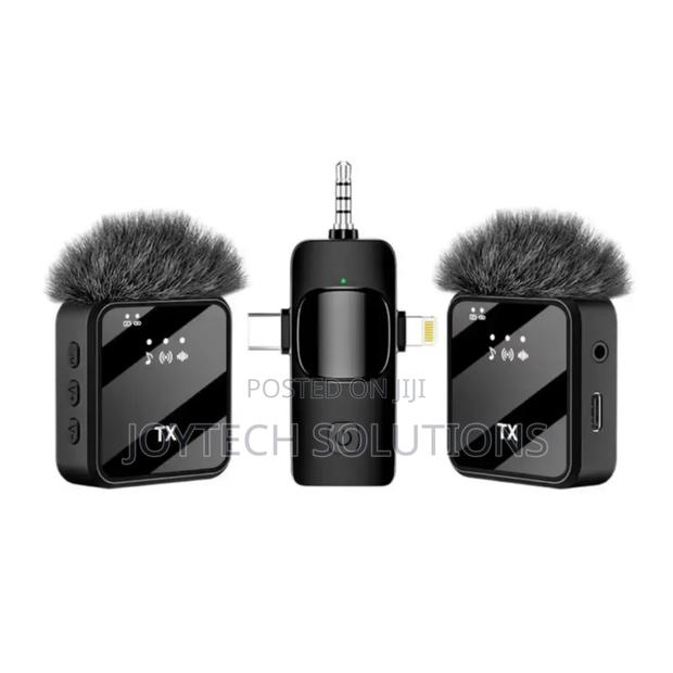 3 in 1 Wireless Microphone Connector Hands Free Video Shooting - thumbnail 2