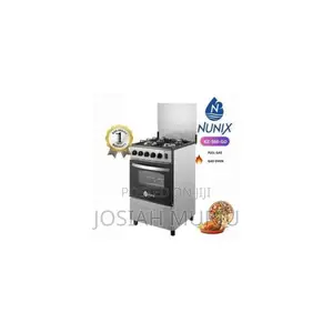 Nunix 50 * 55cm Cooker, 4 Gas Burners, Gas Oven