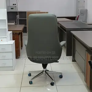 Executive Upholstered Ergonomic Leather Office Chair