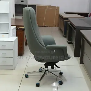 Executive Upholstered Ergonomic Leather Office Chair