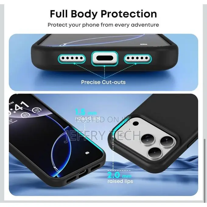 iPhone 17 Pro Silicone Phone Case Pouch With Camera Protection