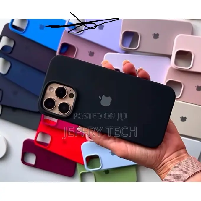 iPhone 12 Pro Max Silicone Phone Case Pouch With Camera Protection