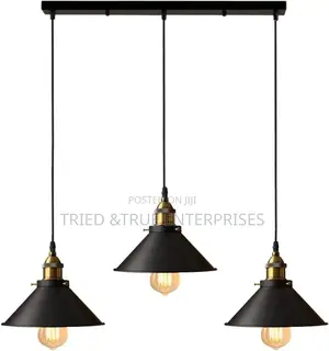 Vintage 3 Lights Metal Pendant Light Gde9