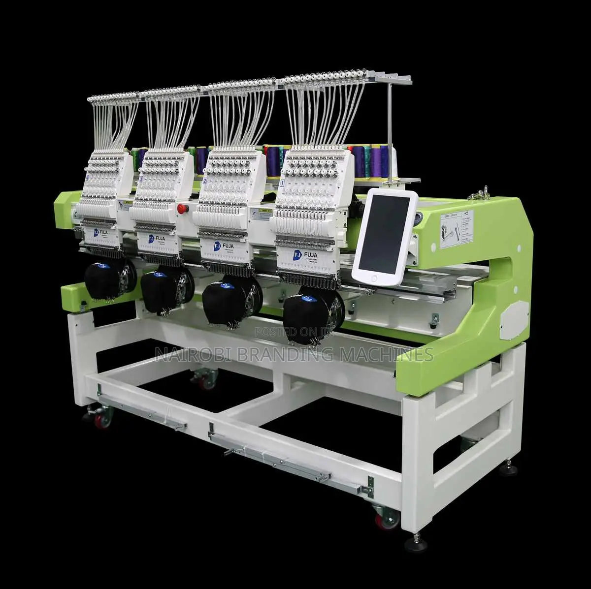 Industrial Four Heads Embroidery Machine 12/15 Needles