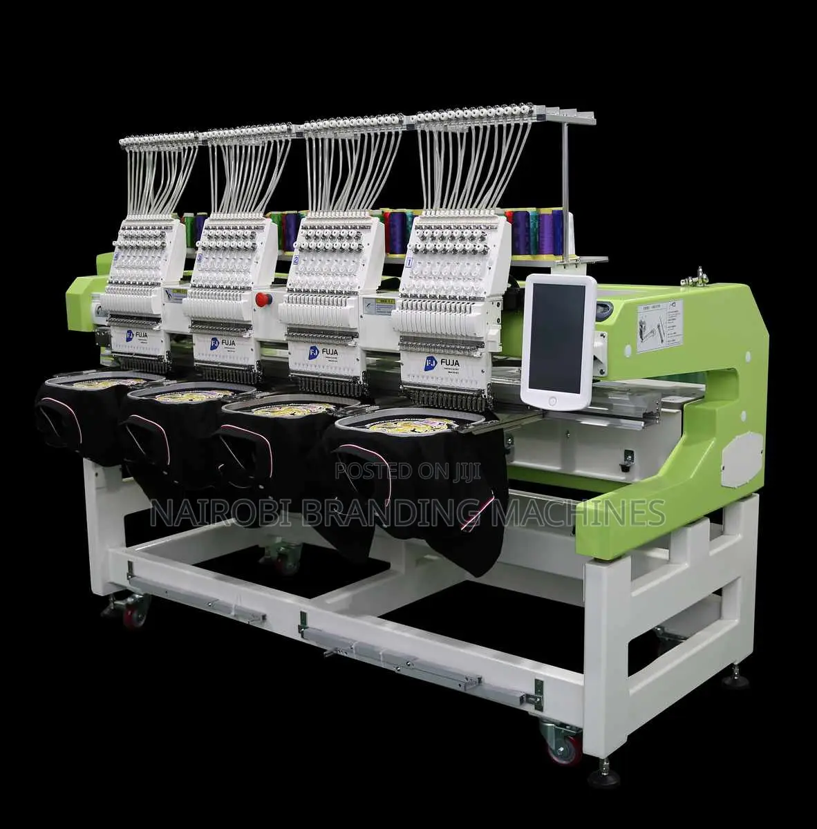 Industrial Four Heads Embroidery Machine 12/15 Needles