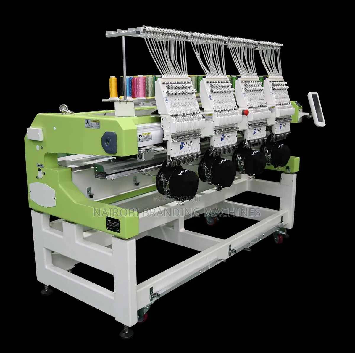 Industrial Four Heads Embroidery Machine 12/15 Needles