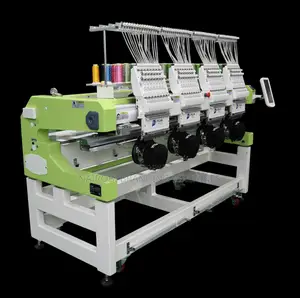Industrial Four Heads Embroidery Machine 12/15 Needles