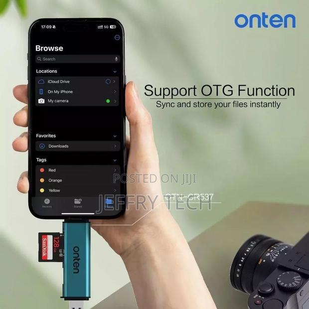 Onten Otn-Cr537 Usb Type-C Sd/Tf Card Reader With Usb 2.0 - thumbnail 5