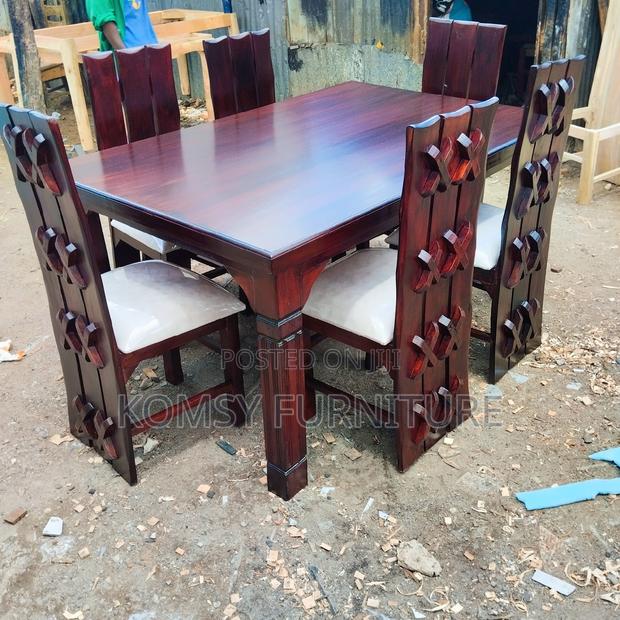6 Seater Wooden Dining Set