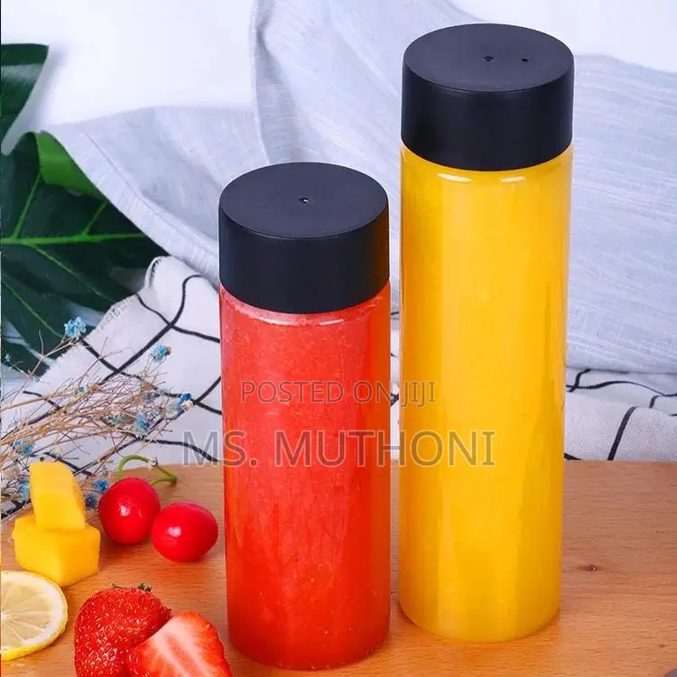 *Set of 4 Reusable Juice Bottles | 300ml 500ml*