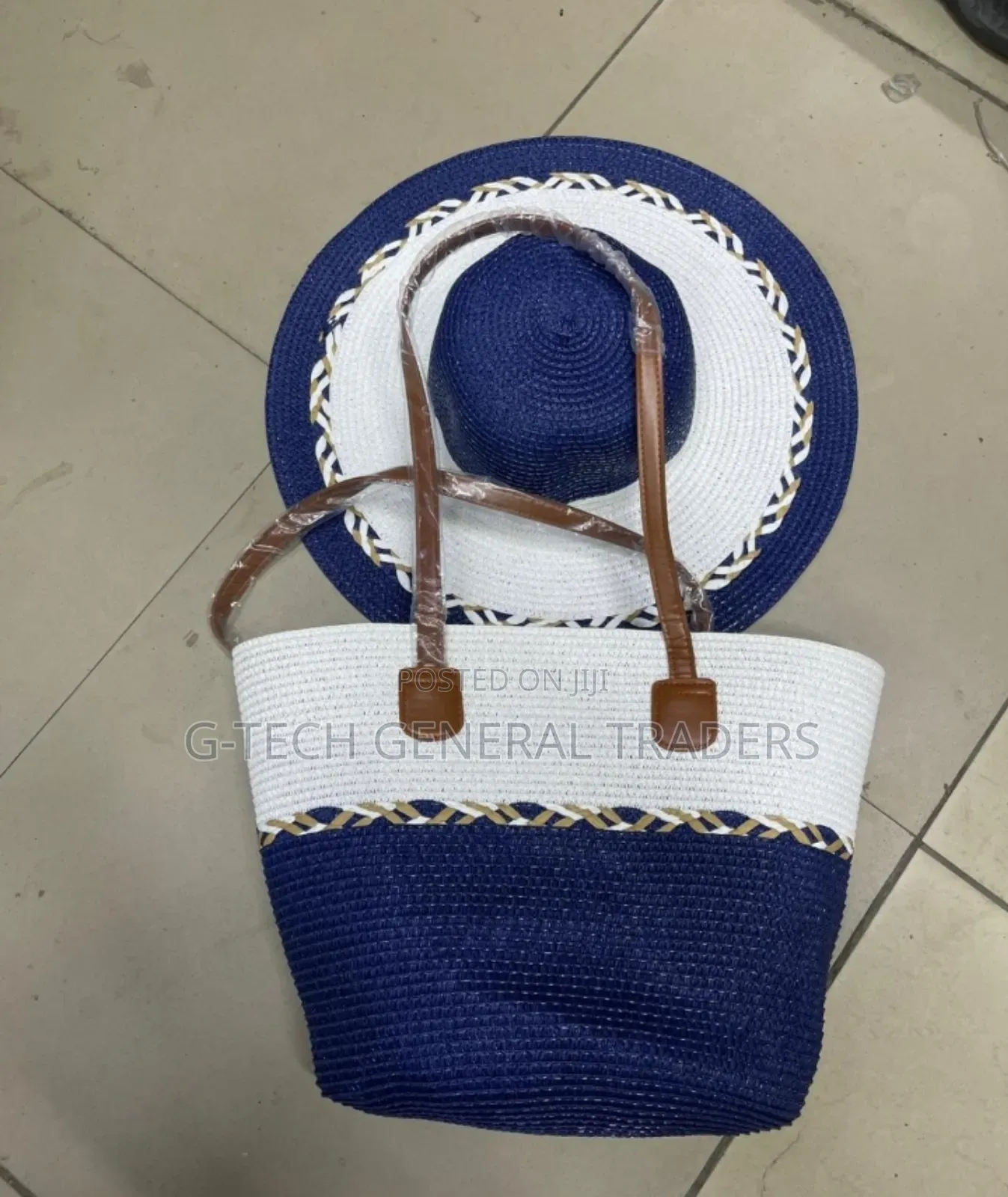 Beach Lady Bag With Matching Hat – Stylish Summer Set