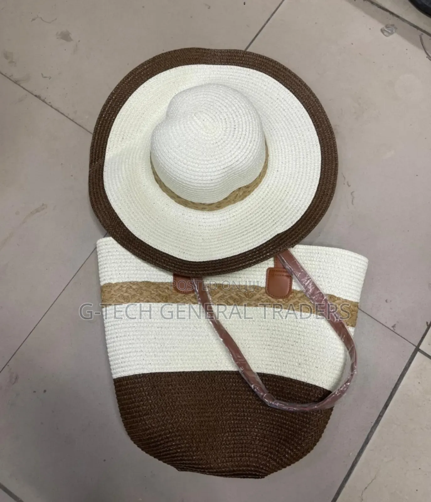 Beach Lady Bag With Matching Hat – Stylish Summer Set