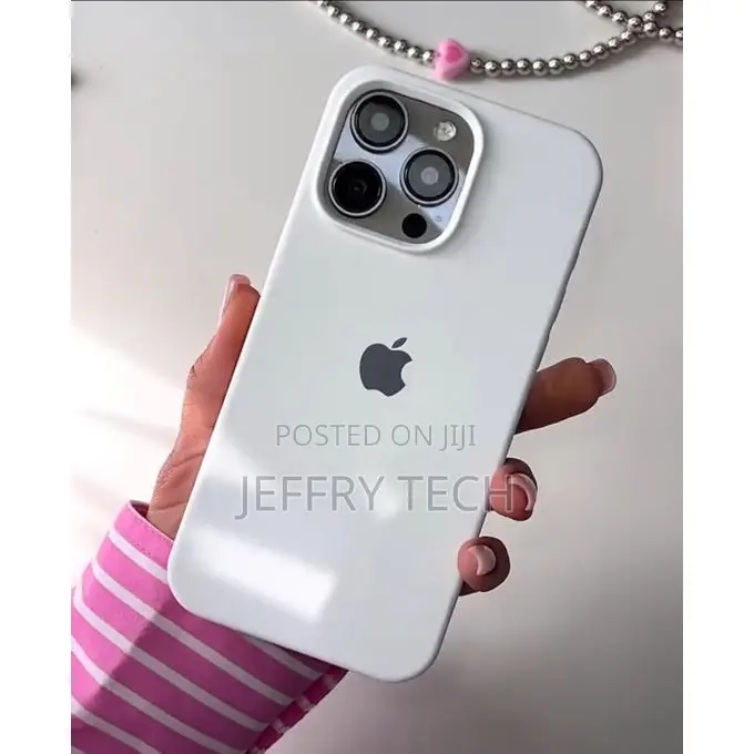 iPhone 15 Pro Max Silicone Phone Case Pouch With Camera Protectio