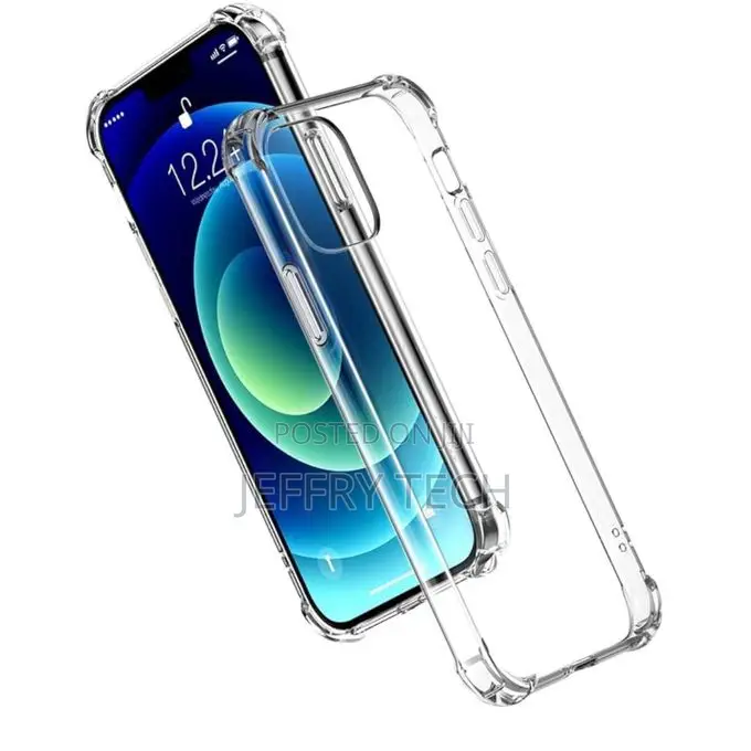 iPhone 12 Silicone Transparent Phone Case Pouch With Camera Pr