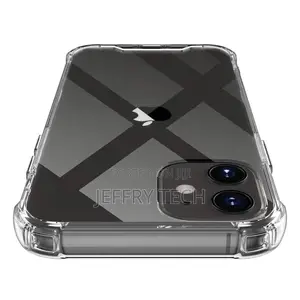 iPhone 12 Silicone Transparent Phone Case Pouch With Camera Pr