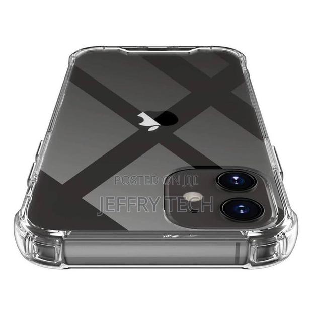 iPhone 12 Silicone Transparent Phone Case Pouch With Camera Pr - thumbnail 2