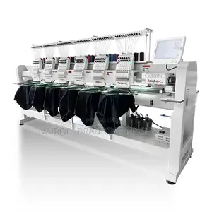 High Embroidery Sewing Machine 6 Heads 12 Needles
