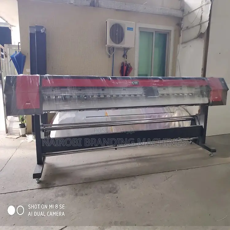 2m Large Format Eco Solvent Inkjet Printing Machine - 2pcs I3200 Heads
