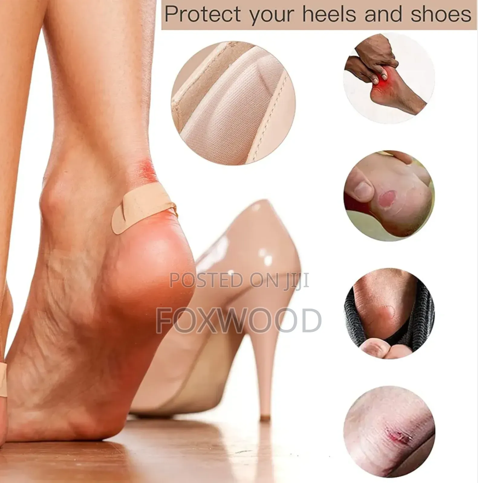 Shoe Insoles Heel Pad (Pair)