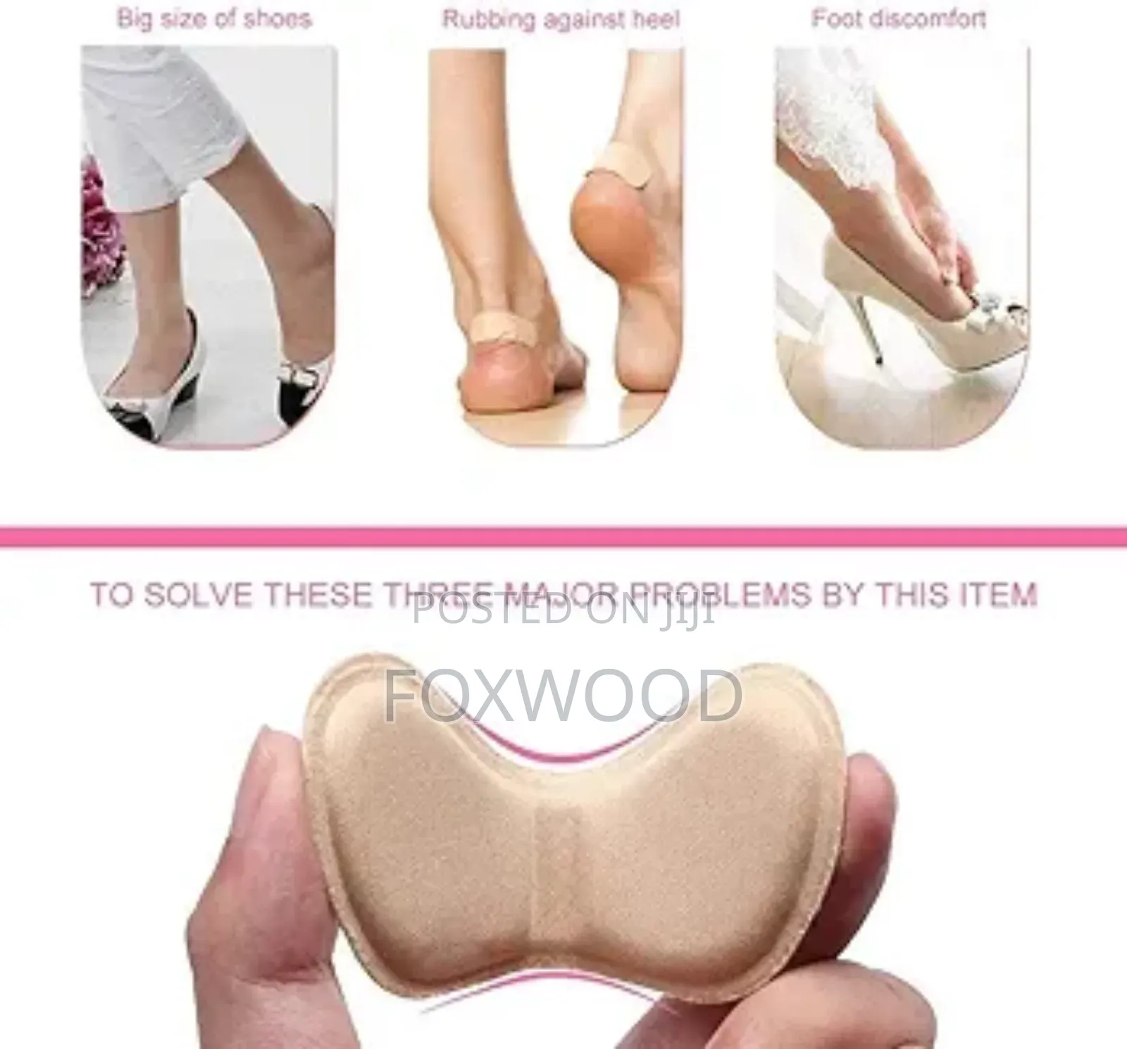 Shoe Insoles Heel Pad (Pair)