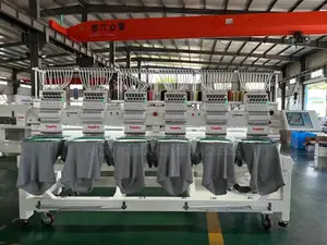 6 Heads Embroidery Machine Dahao A18 All Servo Computer Multi-Needle