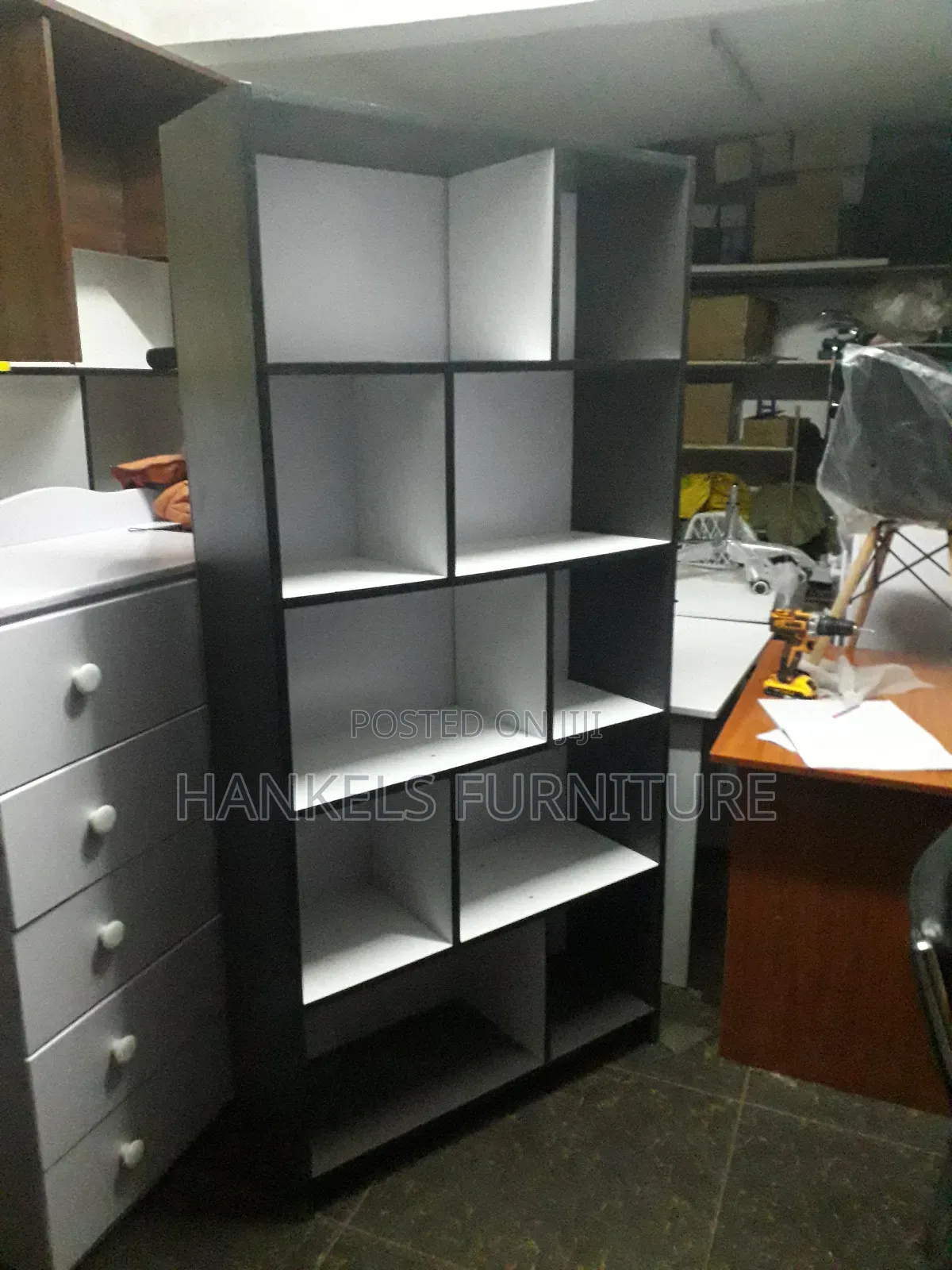 Modern Wooden Bookshelf – Durable Spacious