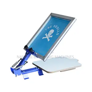 Cheap 1 Color 1 Station Garment Silk Screen Printing Machine