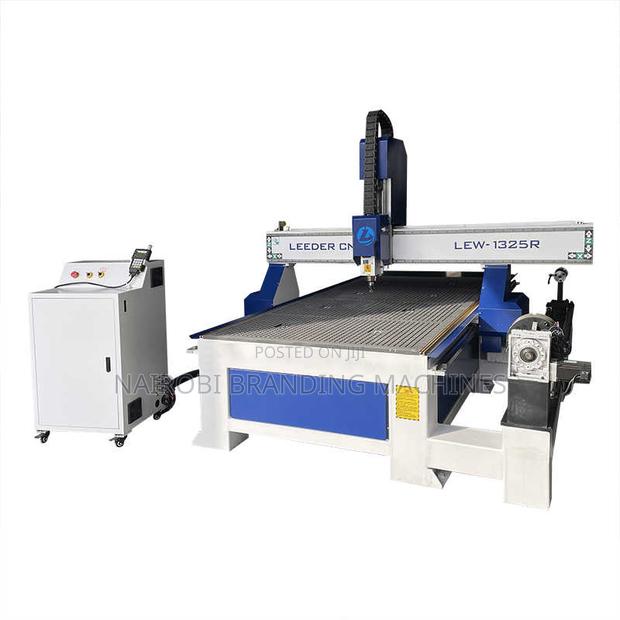 4 Axis CNC Wood Router 1325 CNC Machine Lathe Turning Device - thumbnail 2