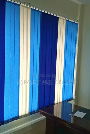 Classic Vertical Window Blinds for Office Beauty