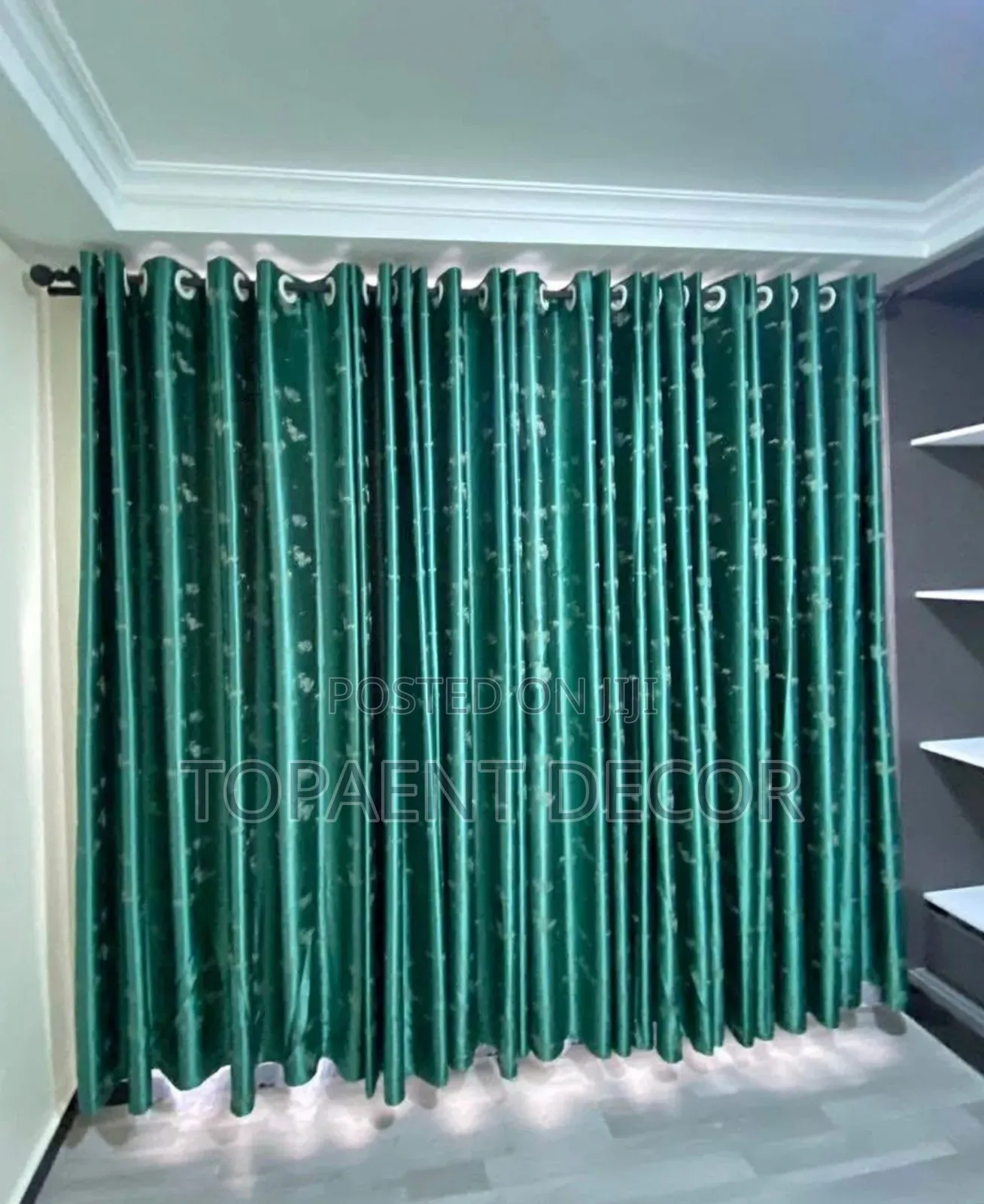 Where Luxury Meets Gentle Style Green Window Curtains