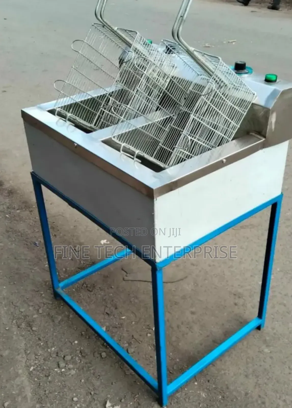 Jua Kali Chips Fryer Double