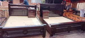 Elegant Dark Wood Bed Frames