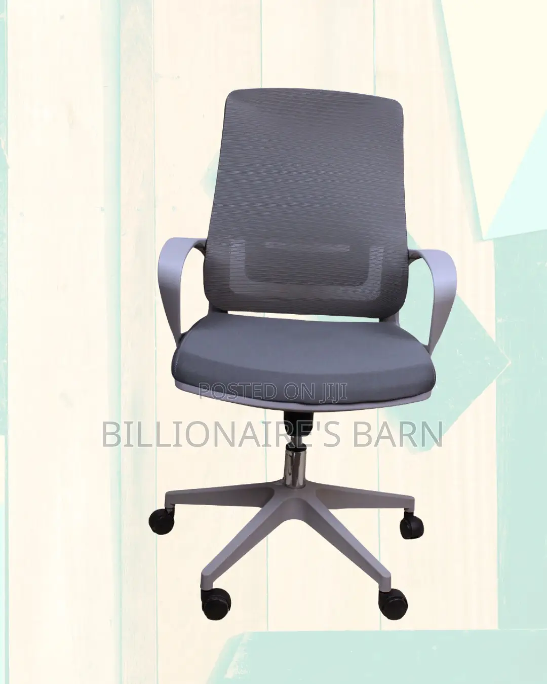 Pro Grey Ergonomic Height Mesh | Same-Day Delivery Available
