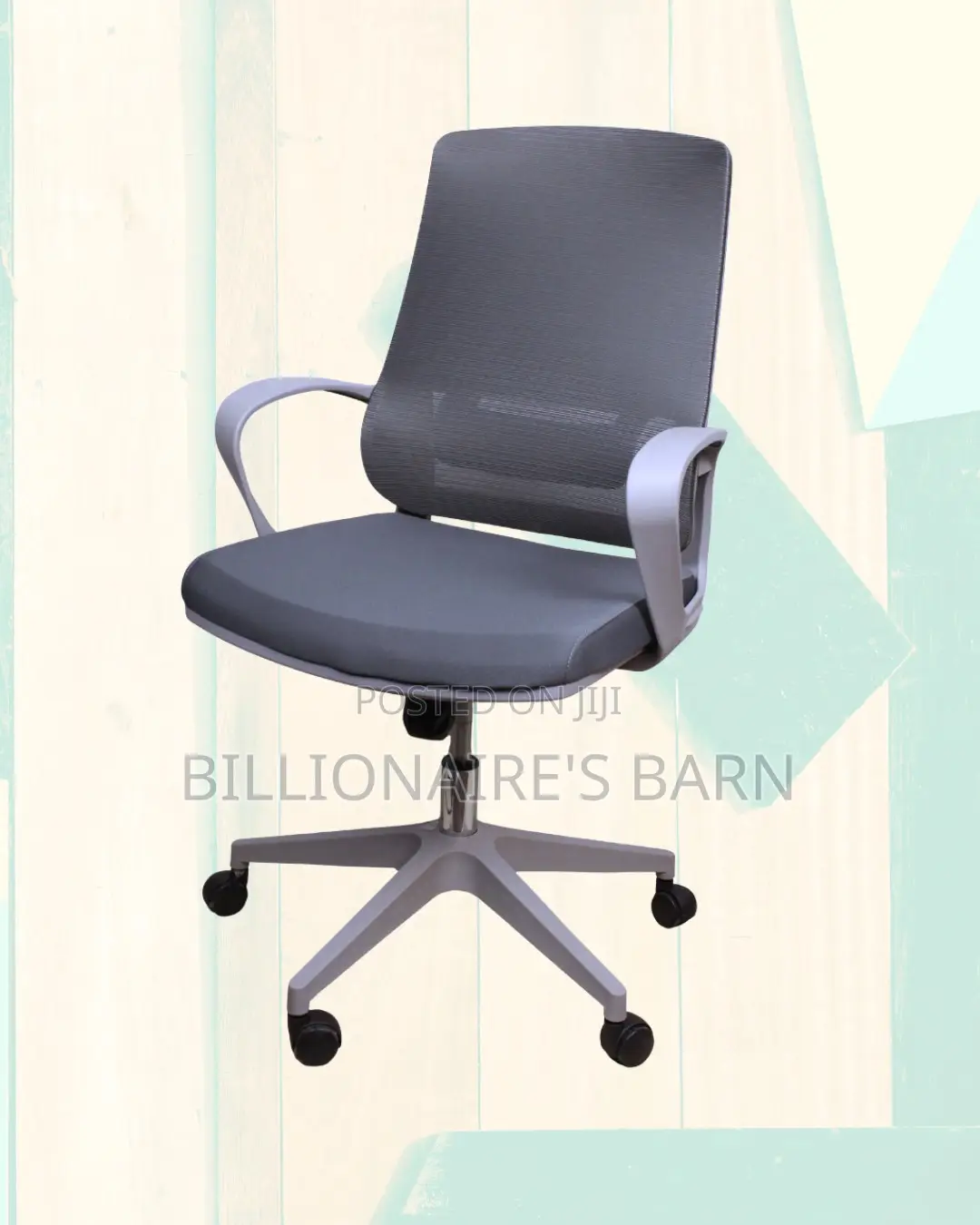 Pro Grey Ergonomic Height Mesh | Same-Day Delivery Available