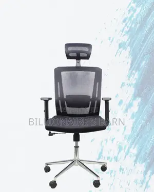 Sleek Mesh Chair With Chrome Base | Modern Chrome Finish