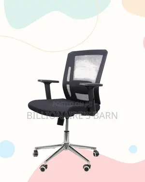 Stylish Mid-Back Office Seat | Sleek Design, Strong Build