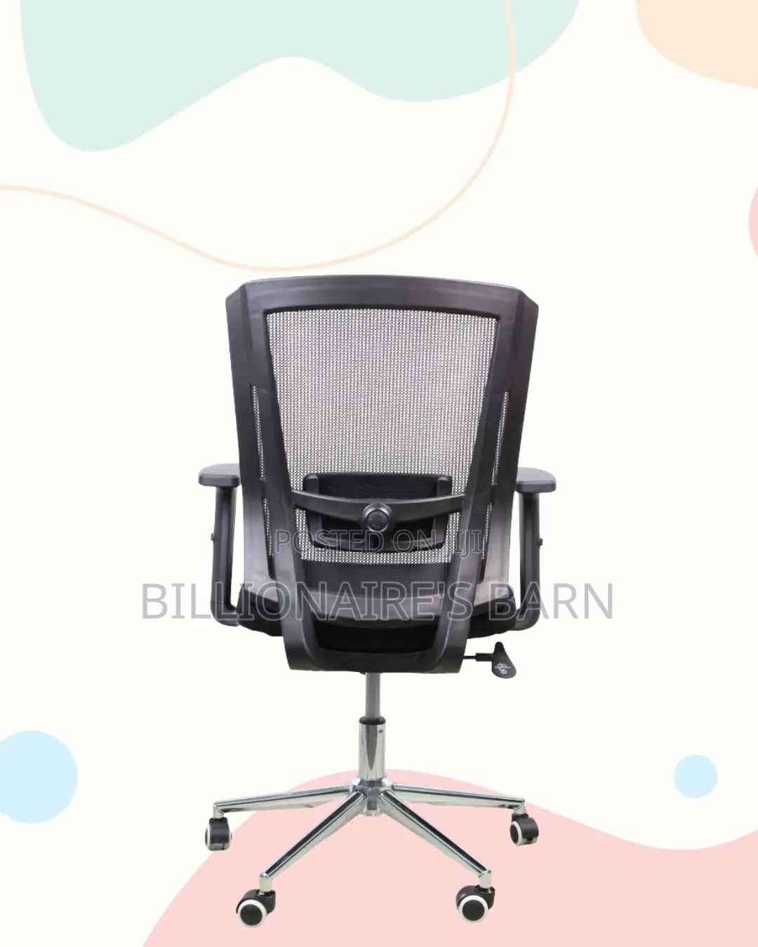 Stylish Mid-Back Office Seat | Sleek Design, Strong Build