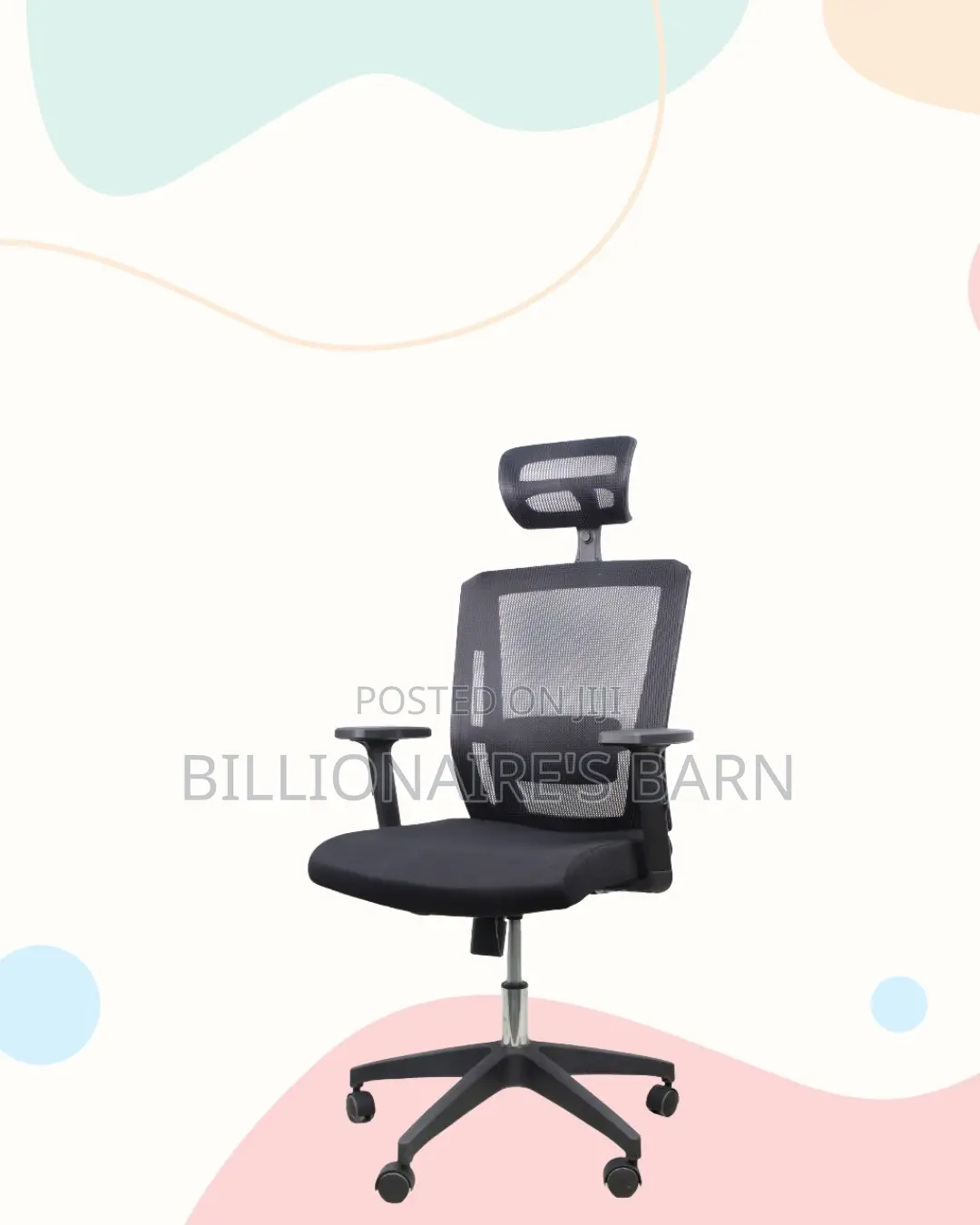 Breathable Mesh Chair for Long Hours | Smooth Swivel Easy Movement