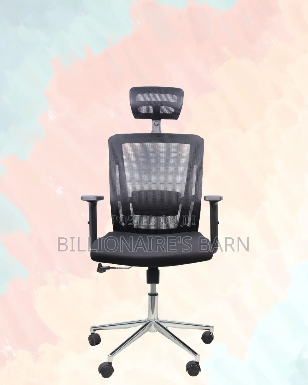 Ergonomic Mesh Chair With Headrest | Designed for Long Hours