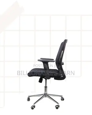 Mid-Back Executive Office Chair | Chrome Base, Modern Look